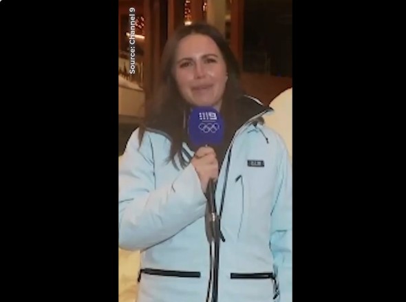 An Australian Reporter Was Lit Reporting On The Winter Olympics During The Today Show
