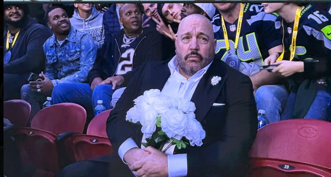 Legend! Kevin James Super Bowl Appearance Broke The Internet While In Character For His New Movie Solo Mio.