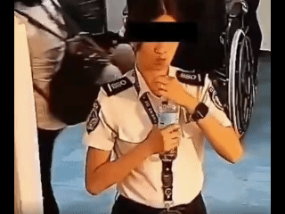 Philippines Airport Security Officer Caught On CCTV Swallowing $300.00 After A Passenger Reported It Missing