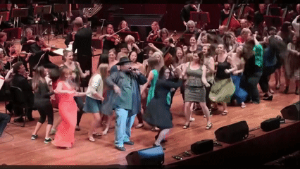 That Time Sir Mix A Lot Got A Gang Of White Women On Stage To Dance To Baby Got Back. That One Lady In The Black Dress Has Been Waiting Her Whole Life For This Moment!