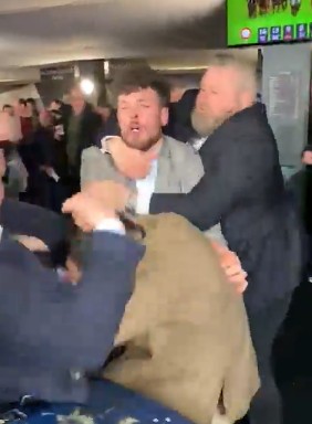 What Could Have Caused This Royal Rumble Style Fight At The Cheltenham Festival? Cheltenham Dress Code: Suit, Tie, And Optional Street Fight