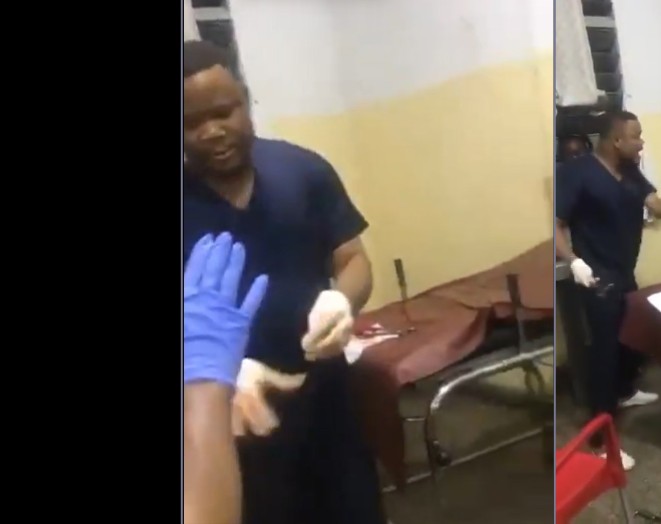 🚨 OUTRAGE IN CONGO: Doctor David Balanganayi Accused Of Brutality Against Vulnerable Patient in Viral Hospital Video Taken At Kinkole General Referral Hospital.