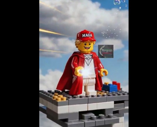 Fake Jesus. Iran Continues To Troll Trump With These Lego Style AI Videos.