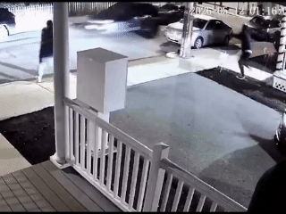 Friendly Fire! Boston Teens Caught On Camera Shooting At A Car In An Apparent Ambush Wind Up Injuring One Of Their Own.