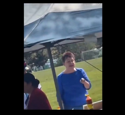 Crazy Karen Tried To Ruin Mothers Day Cookouts By Asking Random People Do They Have Permits Like She Owns The Public Park