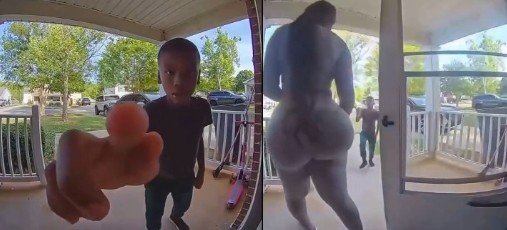 Too Funny. A Kid Goes To His Neighbors House And Asked Here How She Got That New BBL
