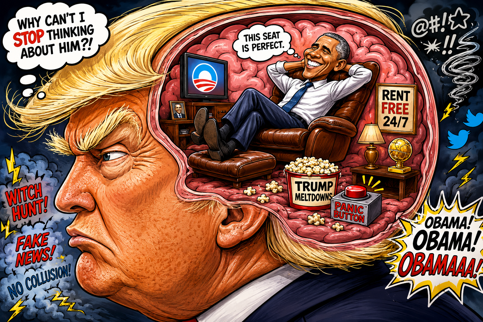 For Nearly 2 Decades, Former President Barack Obama Has Been Living Rent Free In Donald Trump’s Head…From Birther To The Reflecting Pool.
