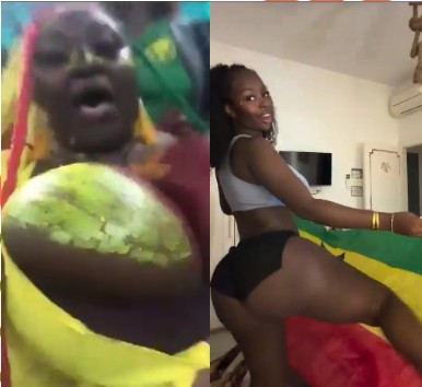 These Women From Ghana Celebrating Their Teams First Round Victory At The FIFI World Cup.