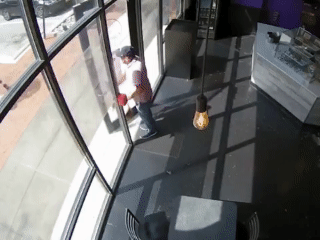 Sheesh! 2 Baltimore Girls On A Lime Scooter Crashed Into The Cinnaholic Store Window After Police Responded To A Teen Takeover