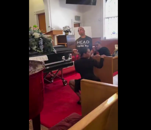 Seriously?? Woman Bust Out The Lyrics “Back That Azz Up” At A Church Funeral!